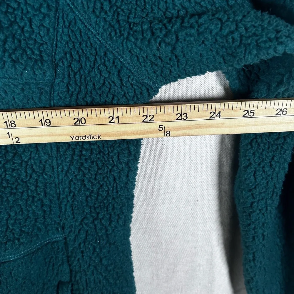 LL Bean Mountain Classic Fleece Jacket Mens XL Polartec Sherpa Teal Green 514665